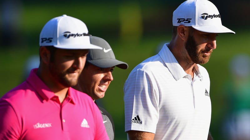 Jon Rahm, Rory McIlroy und Dustin Johnson (v. l. n. r.) stehen in der Weltrangliste ganz oben. (Foto: Getty)