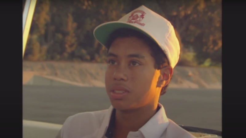 Der junge Tiger Woods im Alter von 14 Jahren. (Foto: YouTube/Golfing World)