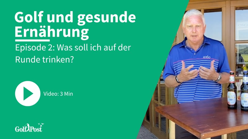 Trainingstipps mit Frank Adamowicz - Golf und gesunde Ernährung | Episode 2: Was soll ich auf der Runde trinken? (Foto: Golf Post)