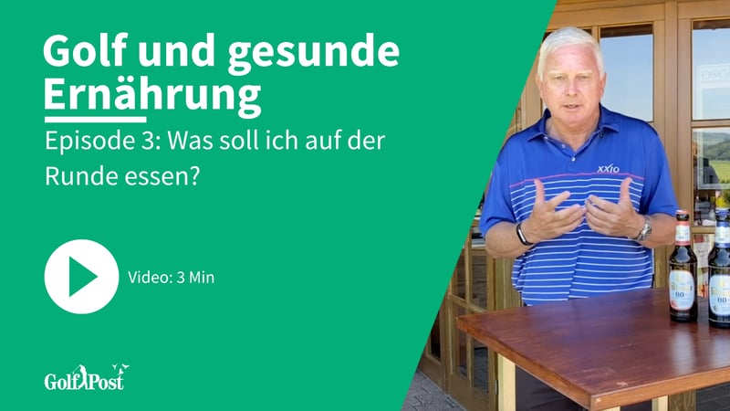 Trainingstipps mit Frank Adamowicz - Golf und gesunde Ernährung | Episode 3: Was soll ich auf der Runde essen? (Foto: Golf Post)