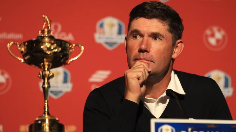 Kapitän des europäischen Ryder Cup Teams: Padraig Harrington. (Foto: Getty)