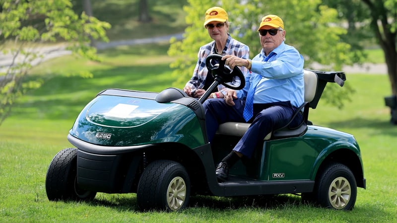 Jack Nicklaus mit seiner Frau Barbara. (Foto: Getty)