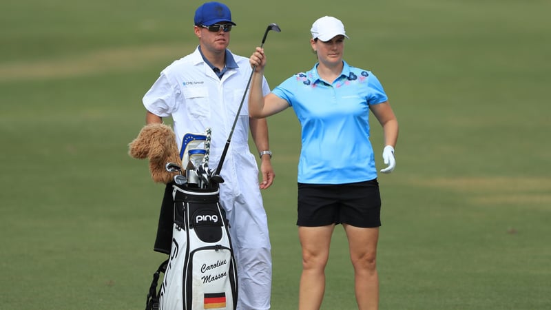 Caro Masson, Deutschlands beste Proette, bei der CME Group Tour Championship im vergangenen Jahr. (Foto: Getty)