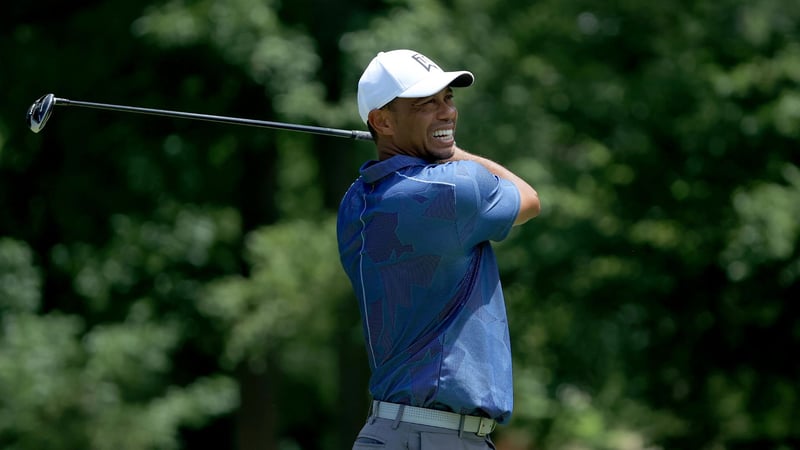 Tiger Woods hat am zweiten Tag des Memorial Tournament der PGA Tour große Probleme. (Foto: Getty)