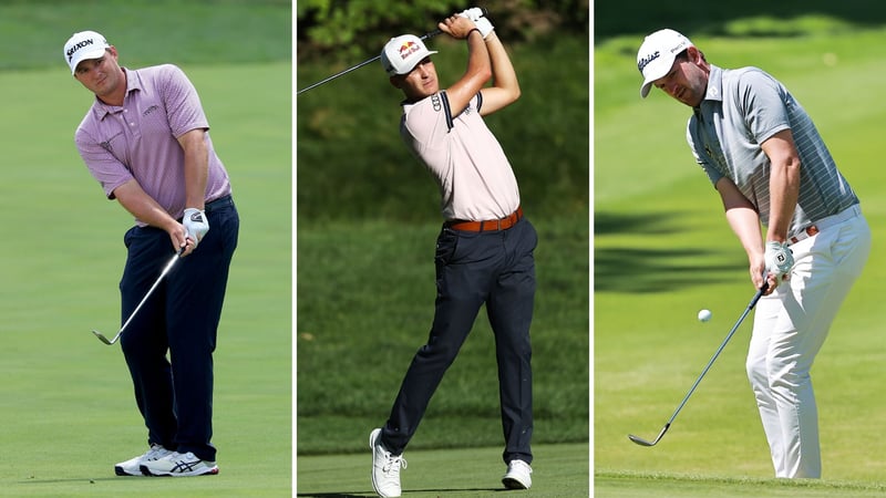 Sepp Straka, Matthias Schwab, Bernd Wiesberger (v.l.n.r.) sind die drei besten österreichischen Golfspieler. (Foto: Getty)