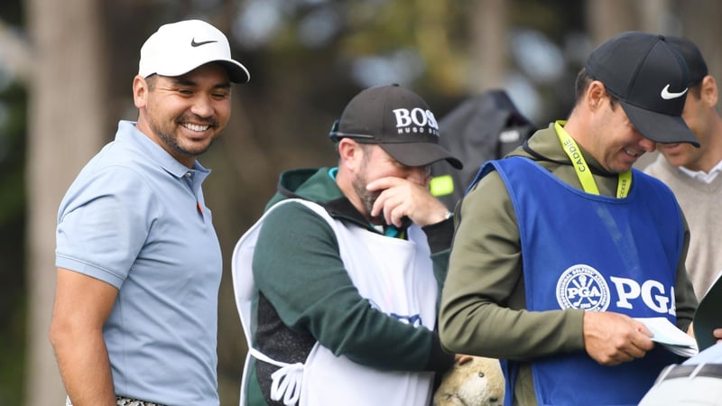 Jason Day kommt aus dem Grinsen kaum noch heraus bei der PGA Championship 2020. (Foto: Getty)