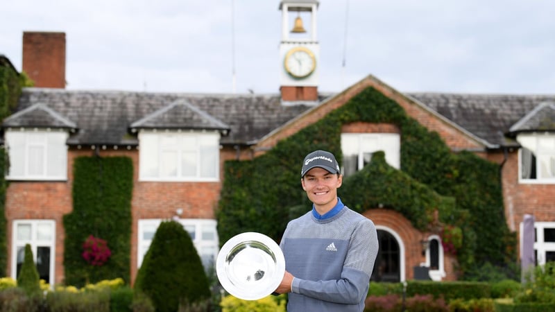 Rasmus Højgaard siegt in Belfry und erringt zweiten Turniersieg. (Foto: European Tour)