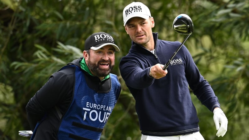 Martin Kaymer mit Caddie Craig Connelly bei der UK Championship. (Foto: Golf Post)