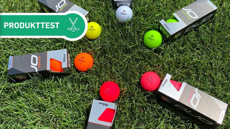 Die Golf Post Produkttester sind von den Wilson Bällen überzeugt. (Foto: Frank Adler)