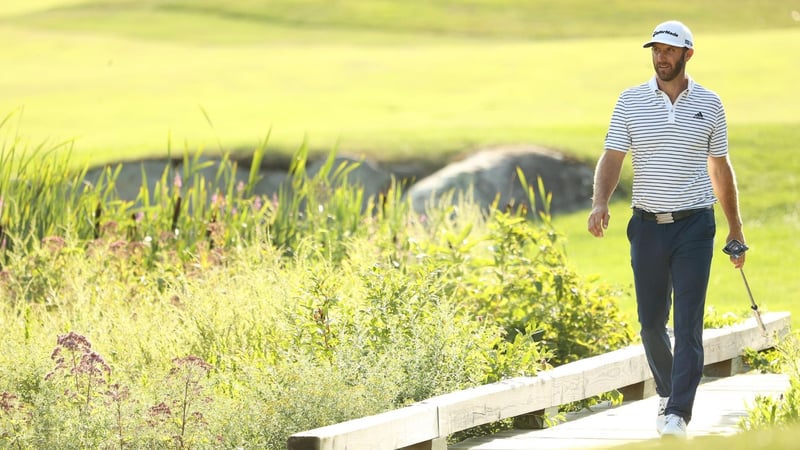 In the zone: Dustin Johnson bei der Northern Trust auf der PGA Tour. (Foto: Getty)