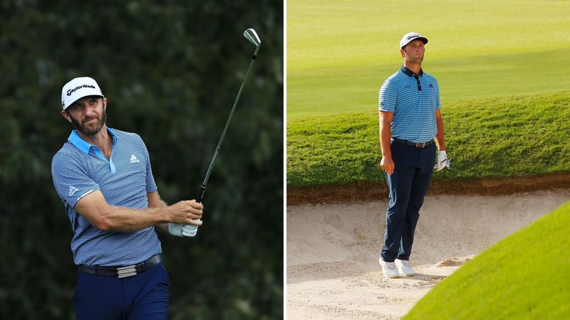 Das Führungsduo nach Tag 1: Dustin Johnson und Jon Rahm (Foto: getty)