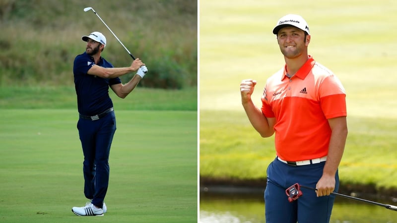 Dustin Johnson geht als Führender des FedExCup ins letzte Playoff-Event. Jon Rahm lauert. (Foto: Getty)