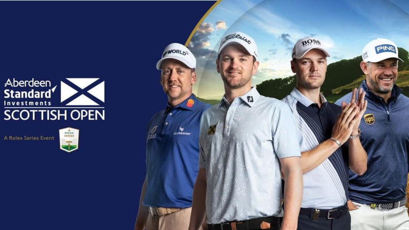 Kaymer, Wieberger, Westwood und Poulter bei den Scottish Open am Start. (Foto: European Tour)