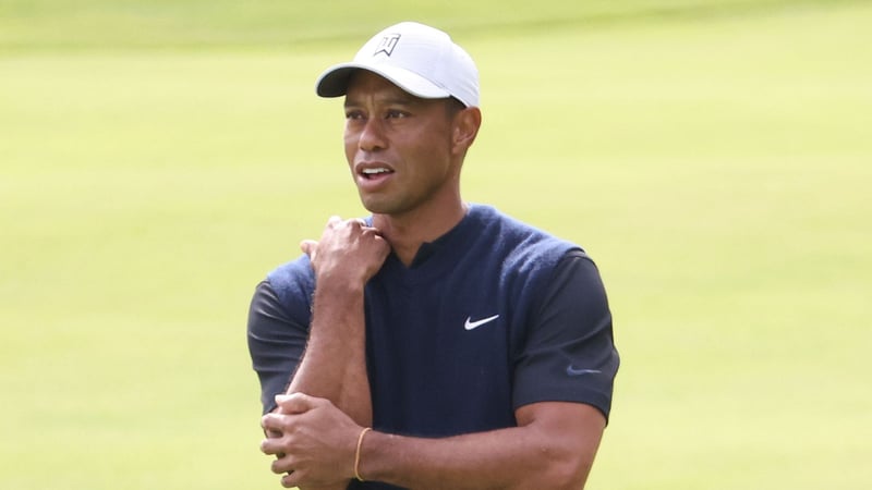 Tiger Woods ist insbesondere mit dem Abschluss seiner ersten Runde bei der US Open 2020 nicht zufrieden. (Foto: Getty)