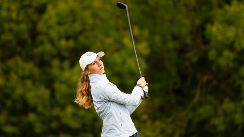 Maya Obermüller (GC Mannheim-Viernheim) gewann die Altersklasse der bis 16-jährigen Mädchen im GC Salzgitter/Liebenburg. (Foto: DGV/ Tiess)