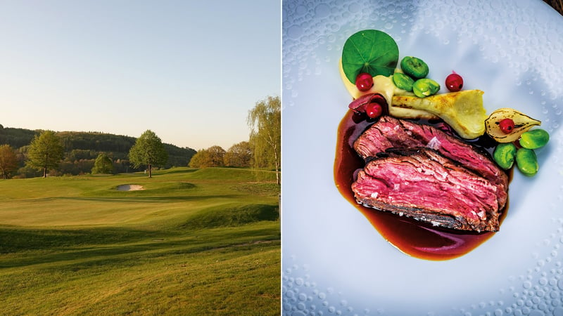 Erst Golf, dann dann der Gaumenschmaus - im GC Velbert ist das möglich. (Fotos: GC Velbert Gut Kuhlendahl/Haus Stemberg)