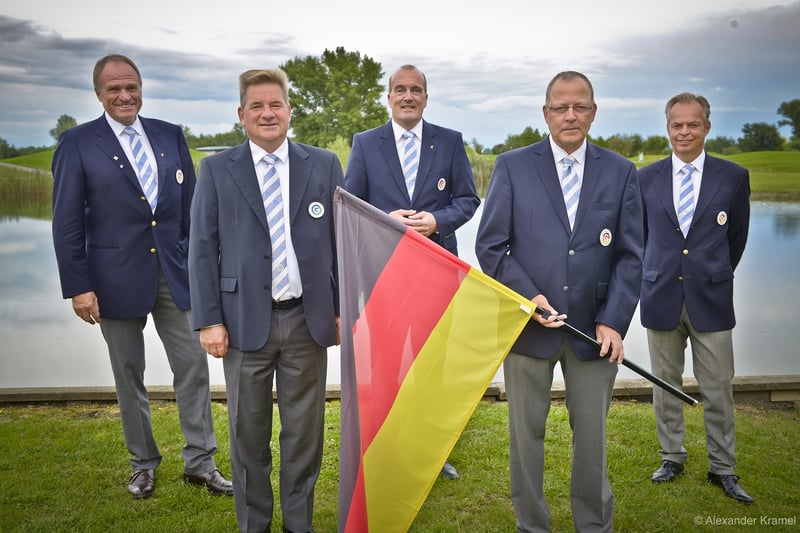 Das deutsche Team steht im Spiel um Platz 3. (Foto: European Golf Association)