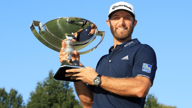 An Dustin Johnson war im Saisonfinale der PGA Tour kein Vorbeikommen. (Foto: Getty)