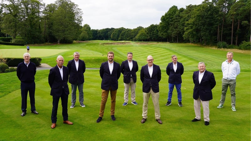 Gruppenfoto in Wentworth mit dem Staysure-CEO Ryan Howsam. (Foto: Getty)