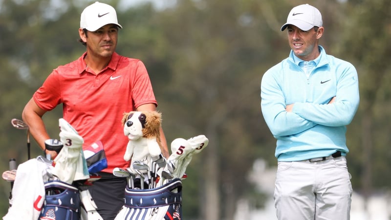 Rory McIlroy mit Caddie Harry Diamond. (Foto: Getty)