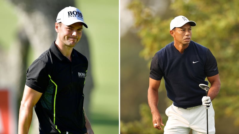 Martin Kaymer und Tiger Woods kommen bei der ersten Runde der US Open 2020 nicht so richtig in Fahrt. (Foto: Getty)