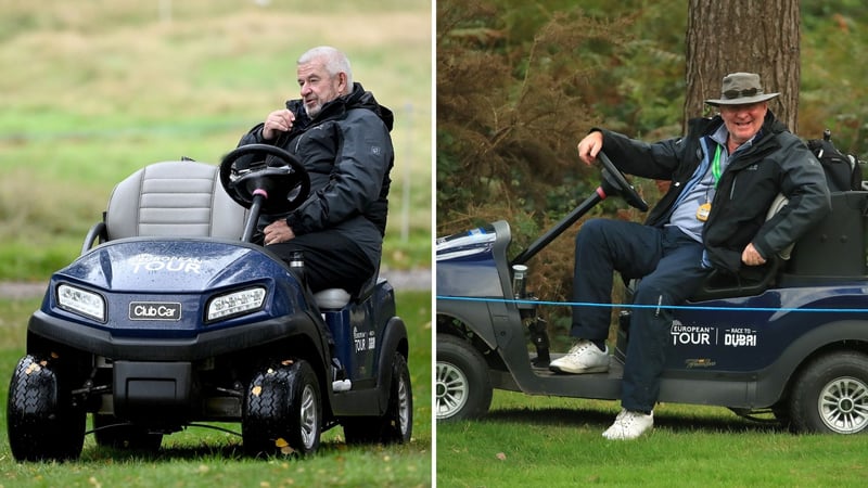 John Paramour (l.) und Andy McFee haben ihre Zeit als Schiris der European Tour hinter sich. (Foto: Getty)