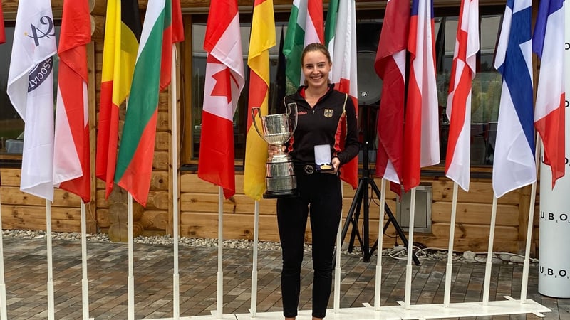 Paula Schulz-Hanßen vom GC St. Leon-Rot ist Europameisterin der Damen. (Foto:DGV)