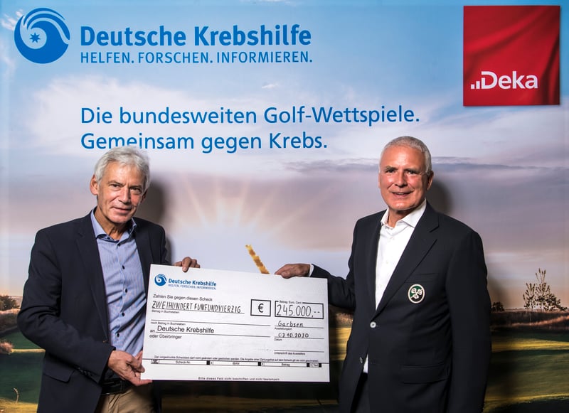 Im Rahmen der Turnierserie wurden 245.000 Euro erspielt. (Foto: Deutsche Krebshilfe)