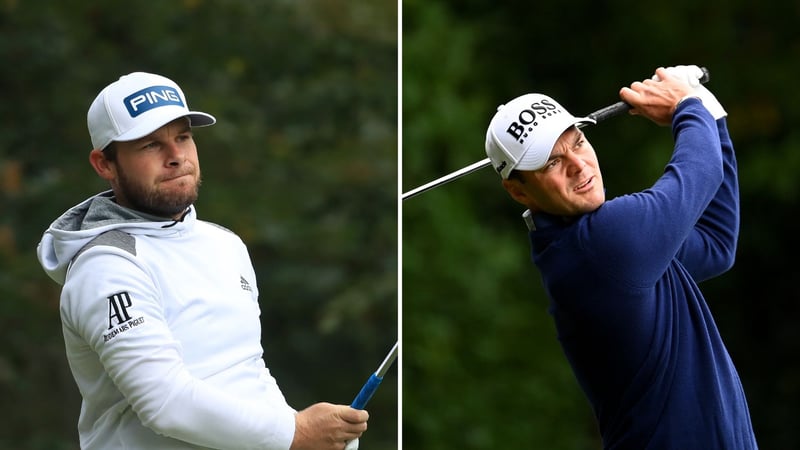 Tyrrell Hatton (li.) und Martin Kaymer auf der European Tour. (Foto: Getty)