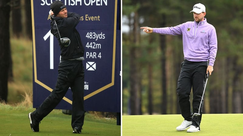 Martin Kaymer und Bernd Wiesberger bei der Scottish Open. (Foto: Getty)