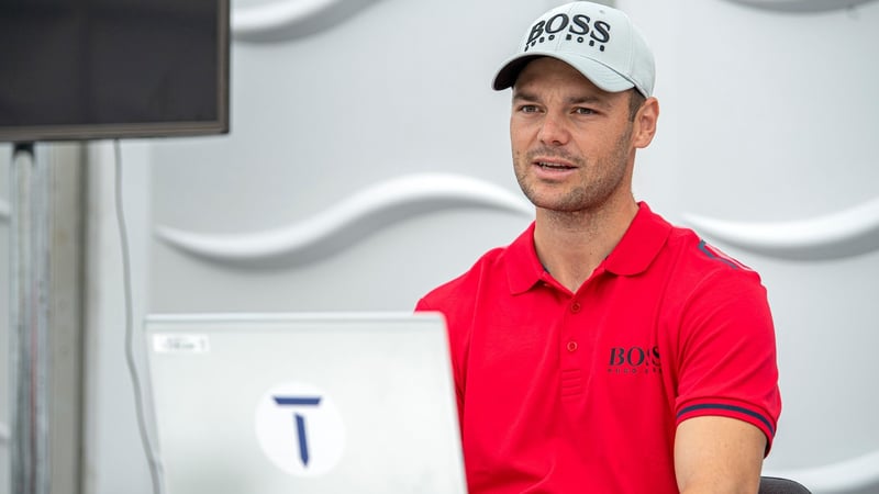 Martin Kaymer stellt sich den Fragen der Fans. (Symbolfoto: Getty)