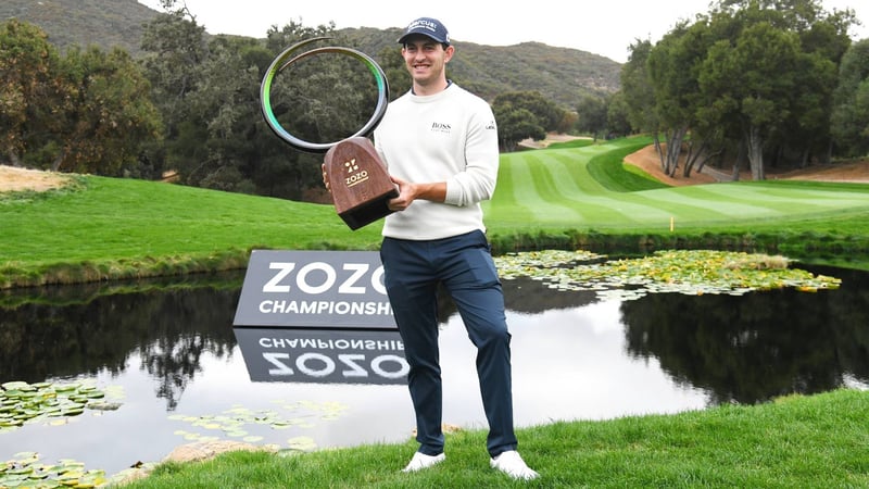 Nur eineinhalb Stunden vom Sherwood Country Club aufgewachsen und nun Sieger der ZOZO Championship: Patrick Canltay. (Foto: Getty)