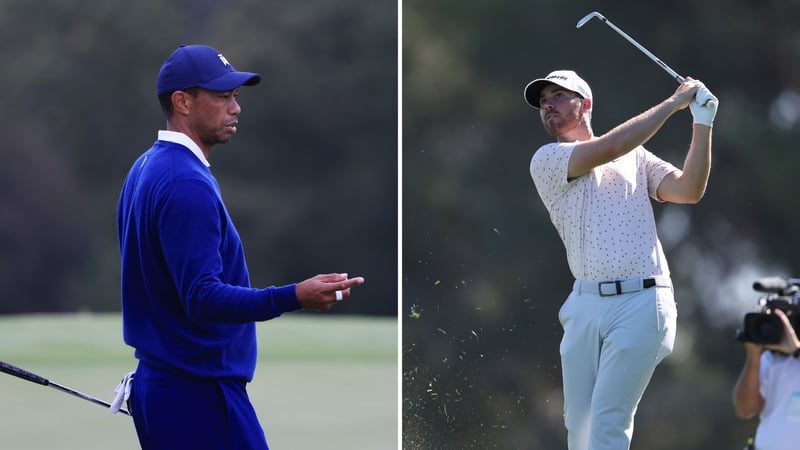 Tiger Woods und Matthew Wolff. (Fotos: Getty)