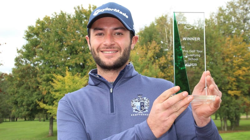 Léo Mathard dominiert die Qualifying School im GC Paderborner Land. (Foto: Pro Golf Tour)