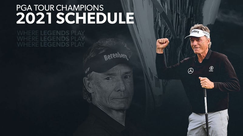 Bernhard Langer auch 2021 auf der Champions Tour dabei. (Foto: Twitter/@ChampionsTour)