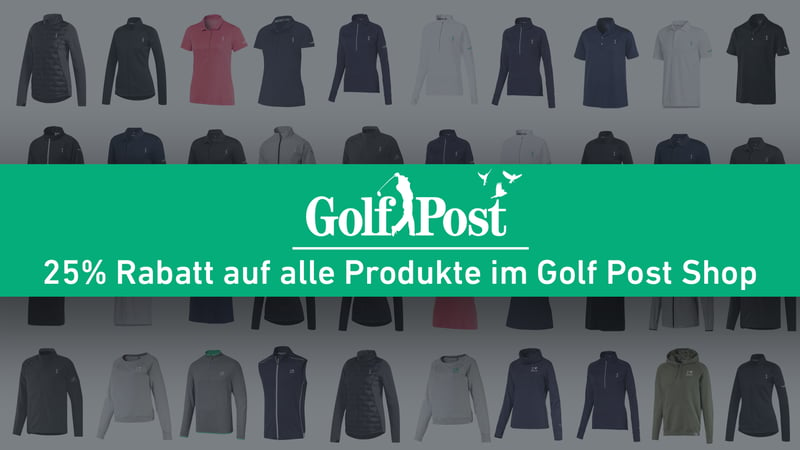 Sichere Dir 25% und mehr Rabatt auf alle Produkte im Golf Post Shop. (Foto: Golf Post)