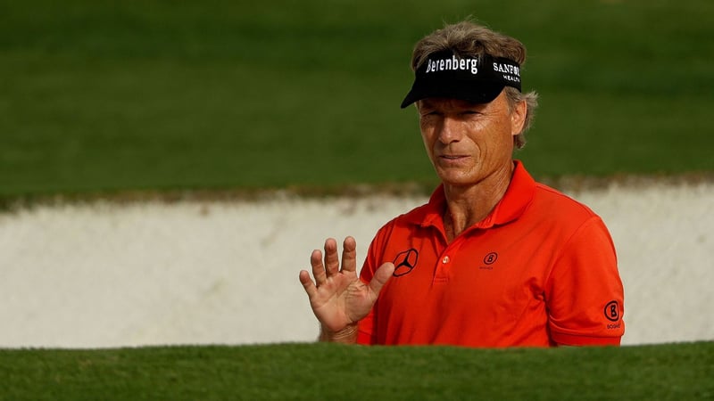 Bernhard Langer schafft als ältester Spieler den Cut beim US Masters 2020. (Foto: Getty)