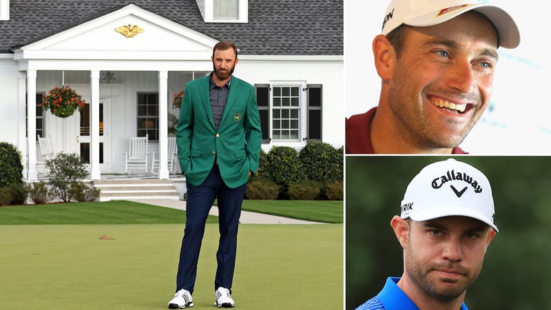 Dustinn Johnson (li) gewinnt das US Masters 2020. Florian Fritsch (oben) und Bernd Ritthammer analysieren das Turnier. (Fotos: Getty)