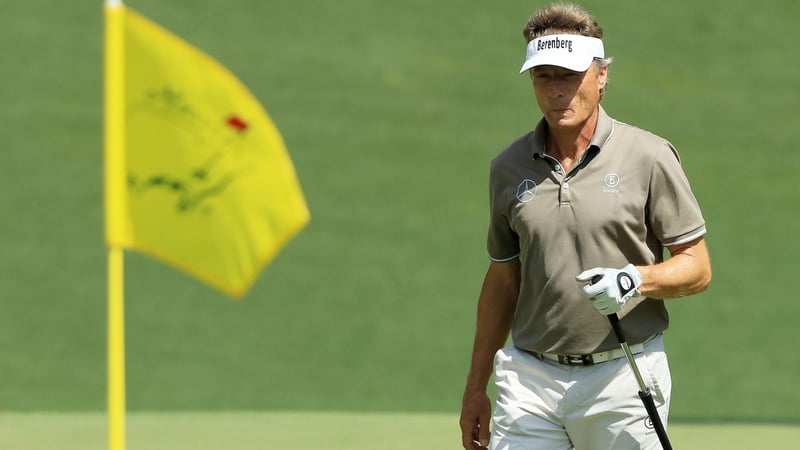 Volle Konzentration: Bernhard Langer beim US Masters. (Foto: Getty)