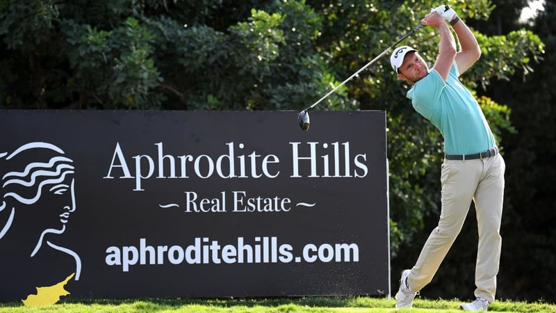 Max Kieffer schlägt im Aphrodite Hills Golf Club ab. (Foto: Getty)