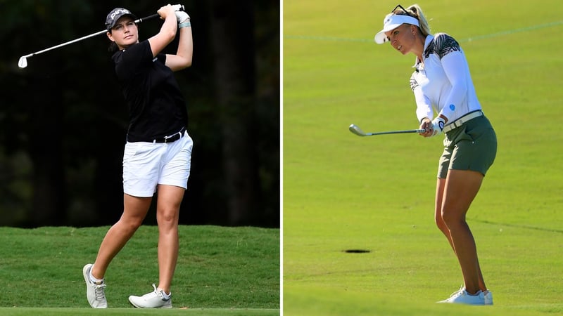 Caroline Masson und Sophia Popov auf der LPGA Tour. (Foto: Getty)