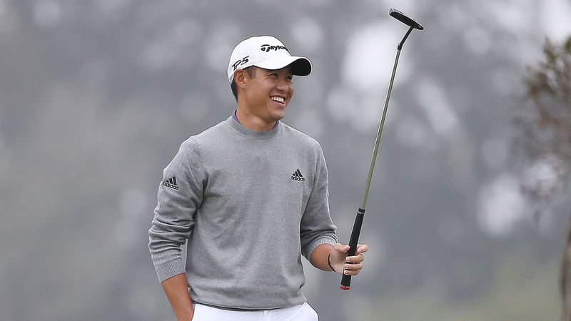 All Smiles für Collin Morikawa nach seinem Sieg bei der PGA Championship 2020. (Foto: Getty)