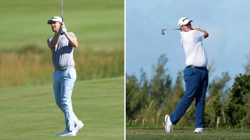 Österreichisches Duo bei der RSM Classic der PGA Tour: Bernd Wiesberger (li.) und Sepp Straka. (Foto: Getty)