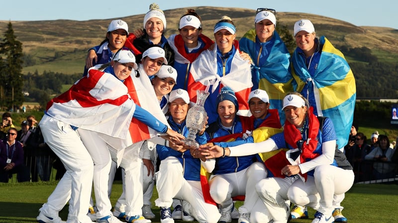 Das europäische Team gewinnt den Solheim Cup 2021 (Foto: Getty)