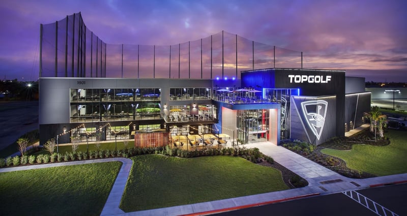 So wird die Topgolf-Anlage in Oberhausen aussehen (Foto: Topgolf)