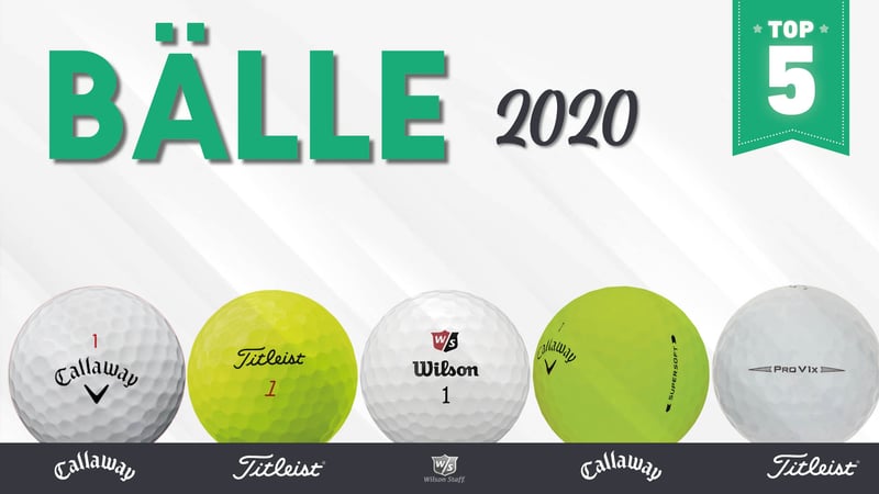 Wir zeigen Euch die besten Golfbälle aus 2020. (Foto: Callaway, Titleist, Wilson)