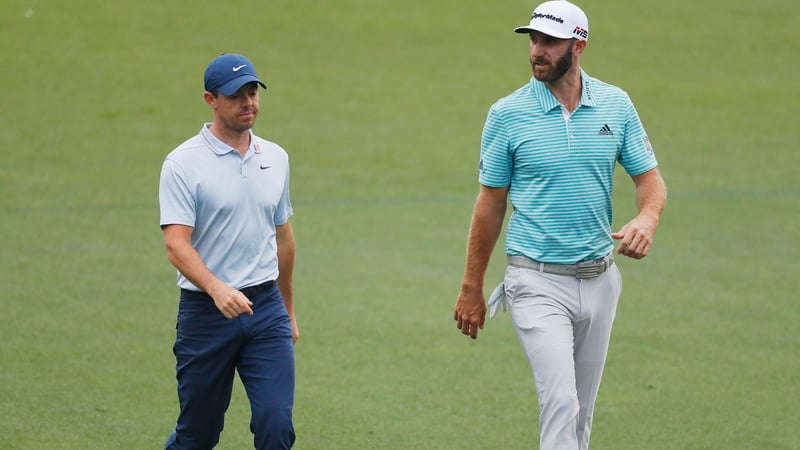 Rory McIlroy und Dustin Johnson: zwei der erfolgreichsten Golfer. Doch wie lange noch? (Foto: Getty)