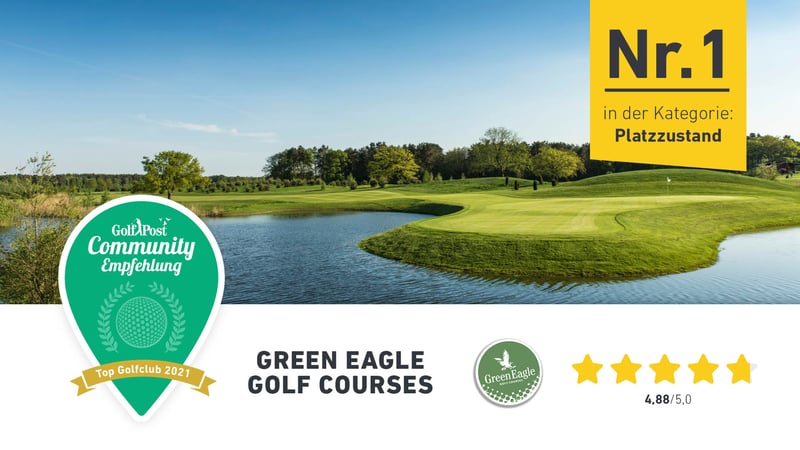 Green Eagle Golf Courses von der Golf Post Community ausgezeichnet.