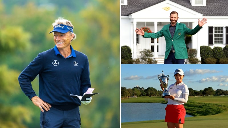 Bernhard Langer, Dustin Johnson und Sei Young Kim haben sich die Auszeichnungen redlich verdient (Foto: Getty)