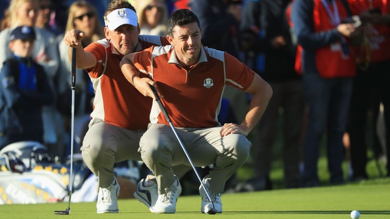 Ian Poulter und Rory McIlroy beim Ryder Cup 2018 (Foto: Getty)